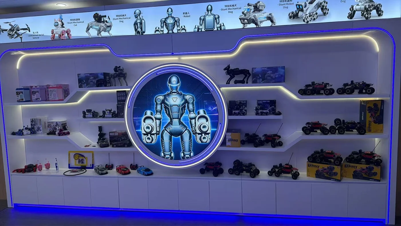Tianshuo robot toy showroom