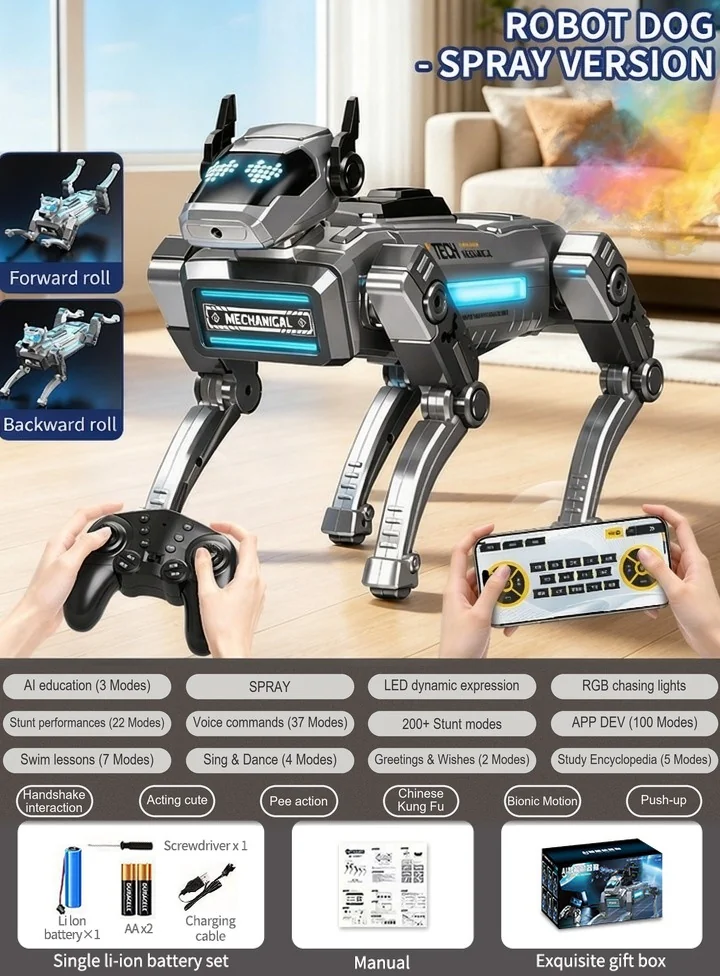 TQR-03M Quadruped Pro product detail — features, functions and packaging (silver)