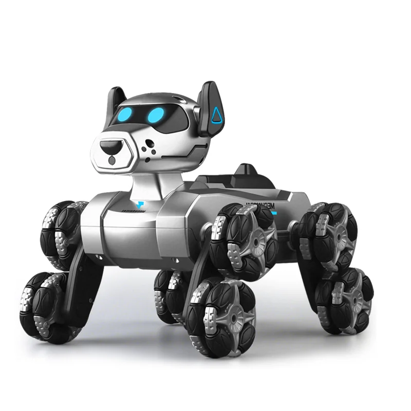 TQR-16 eight-wheel all-terrain stunt dog in silver